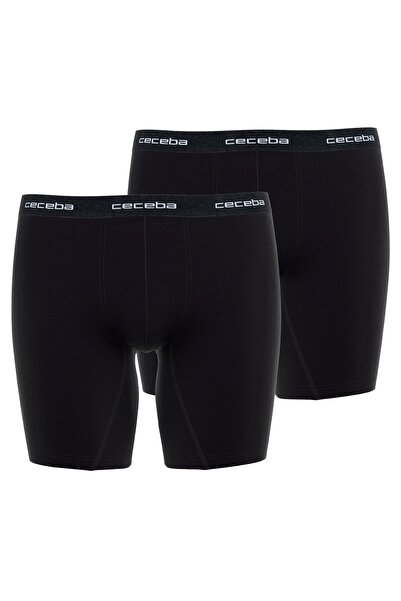 Ceceba Herren-Shorts, 2er-Pack – Boxershorts, lange Boxershorts, Basic, Baumw...