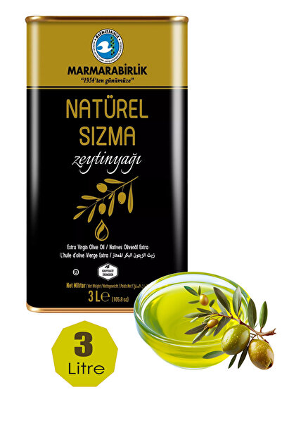 MarmaraBirlik Naturel Sızma Zeytinyağı 3 L