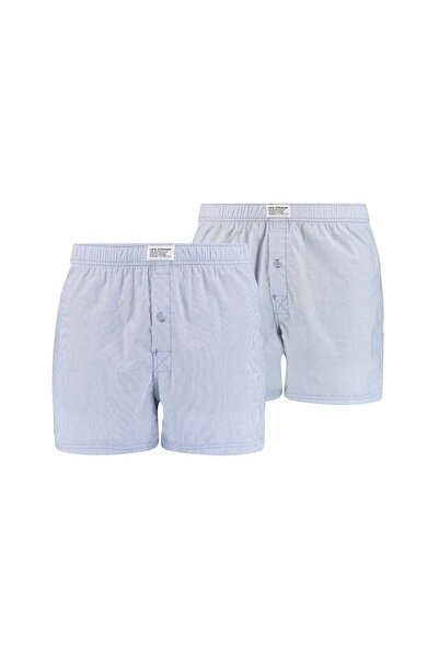 Levi's Herren Boxershorts, 2er Pack - Web-Shorts, Baumwolle, einfarbig