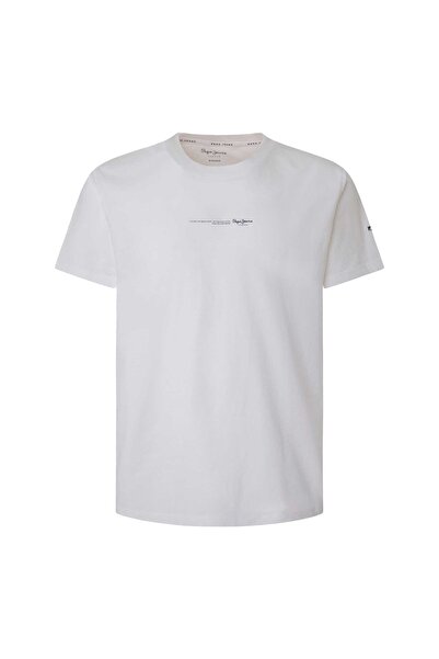 Pepe Jeans Herren T-Shirt - DAVID TEE, Rundhals, Kurzarm, Baumwolle, Logo, ei...