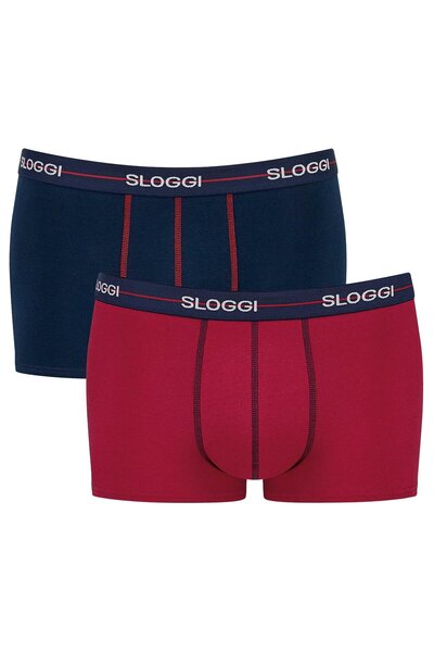 SLOGGI Herren Hipster 2er Pack – Start Hipster C2P Box, Boxershort, Baumwolle