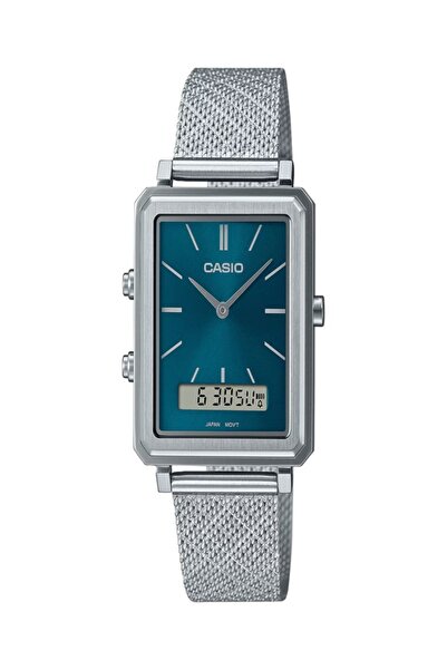 Casio ساعة رجالية كلاسيكية - MTP-B205M-3EDF (خضراء)