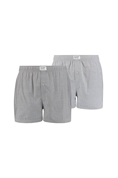 Levi's Herren Boxershorts, 2er Pack - Web-Shorts, Baumwolle, einfarbig