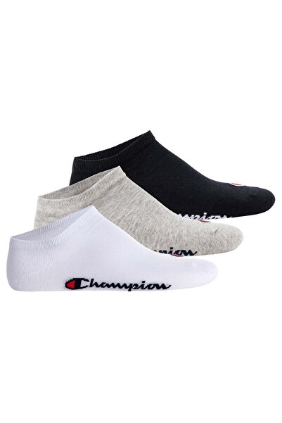Champion Unisex Sneaker Socken, 3er Pack - Sneaker Socken Basic, Logo