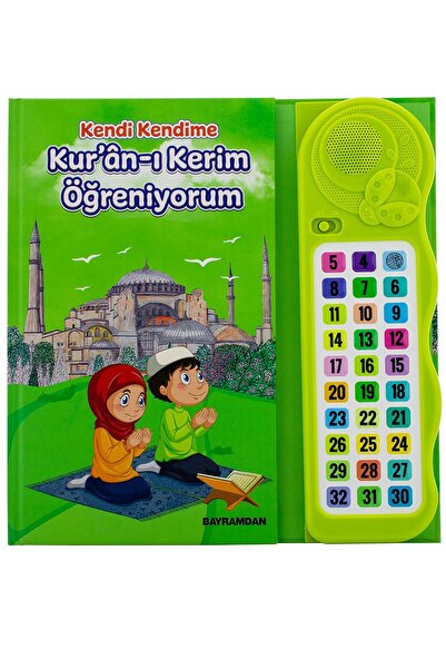 Bayramdan Kendi Kendime 10 Saat’de Kuran Öğreniyorum Sesli Cihazlı Kitap Yeşil