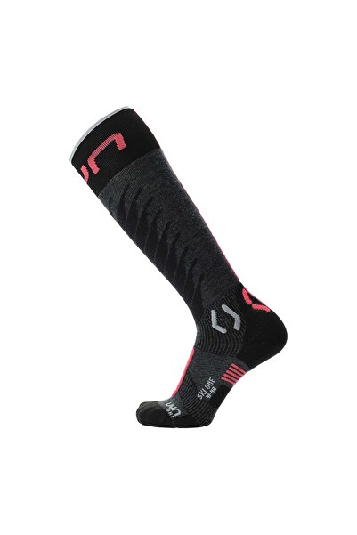 UYN Damen Ski Socken - One Merino Socks, Merinowolle, Logo
