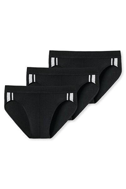 Schiesser Herren Slip 3er Pack - Rio Slip 95/5, Cotton Stretch, Seitenstreifen
