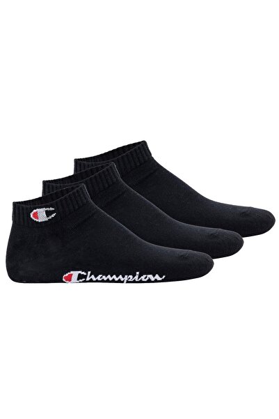 Champion Unisex-Socken, 3er-Pack – Viertelsocken, Basic, Logo