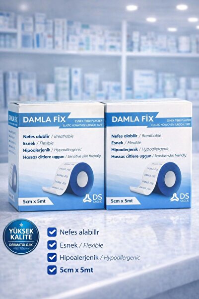 DS Sağlık Esnek Tıbbi Flaster 5m*5 Cm 2 ADET