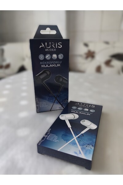 Auris ars-st.kl30 kablolu mikrofonlu slikon kulaklık