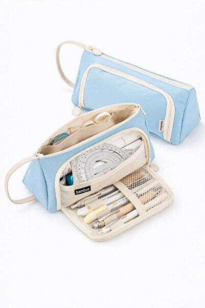 GlassySKY Μαθητικό/Υλικό γραφείου/Μακιγιάζ Μεγάλης χωρητικότητας Τριγωνικό Πα...