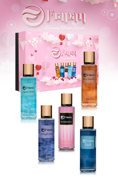 Frapan Vücut Spreyi Body Mist Pink Fantasy 5 'li Paket