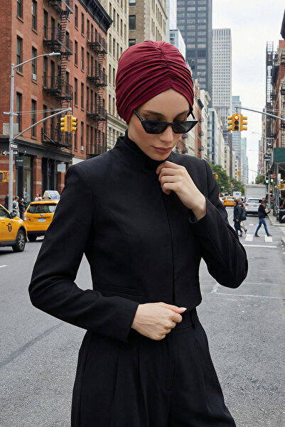 Aisha's Design Bone din bumbac pieptănat, B-20, Burgundy