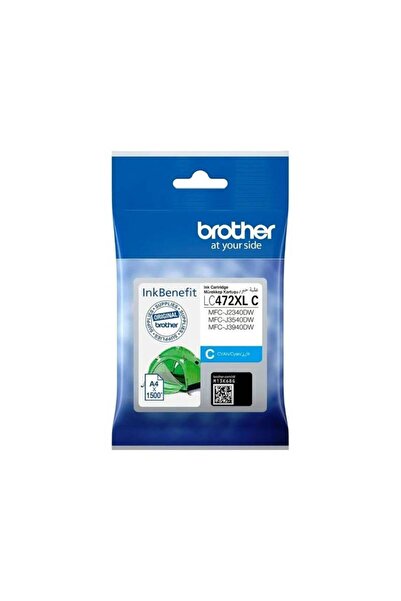 Brother خرطوشة حبر سماوي أصلية عالية الإنتاجية LC472XL - تصل إلى 1500 صفحة