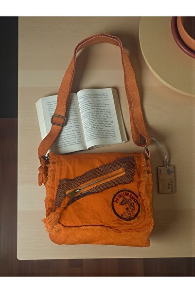 Old Cotton حقيبة كروس كاجوال صغيرة كلاسيكية للجنسين مقاس S مقاس 26 × 20 سم