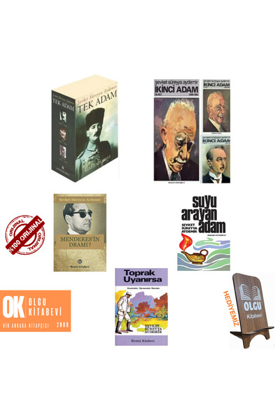 Remzi Kitabevi Tek Adam - Ikinci Adam - Suyu Arayan Adam - Toprak - Menderes’...