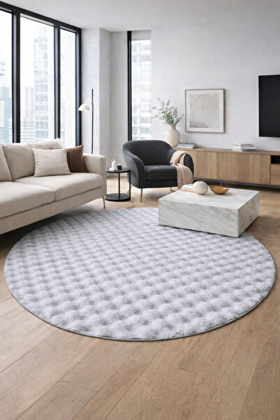 KEVLİNE HOME Bubble Mutfak Oval Kaymaz Taban Halı