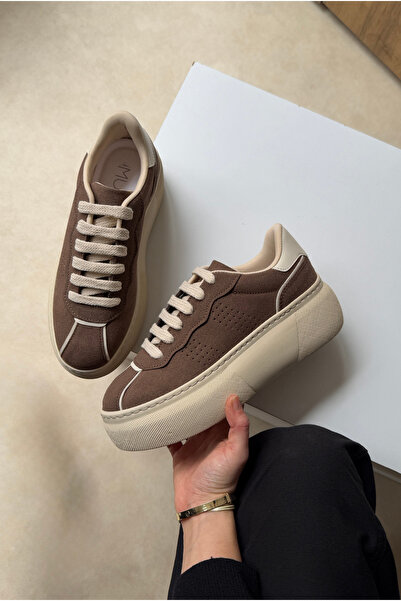 Mupa Shoes Дамски спортни обувки COFFEE SUEDE