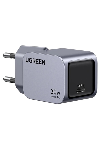 Ugreen Incarcator retea Ugreen Nexode Pro, 30W, 1x USB-C, GaN Fast Charger, Gri