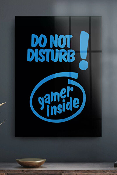 Decovetro Placă de sticlă cu inscripție „Nu deranjați”