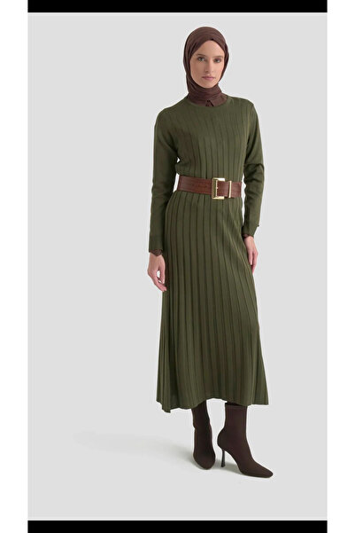 Armine Yeni Sezon Merserize Boydan Triko Elbise