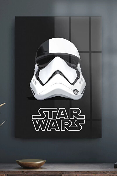 Decovetro Masca de trooper Star Wars din sticlă "