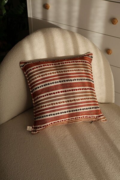 NEEDLE Mottled Kiremit Kırlent Kılıfı (45x45)