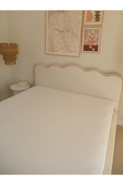 NEEDLE Λευκό Μονό Εφαρμοσμένο Σεντόνι