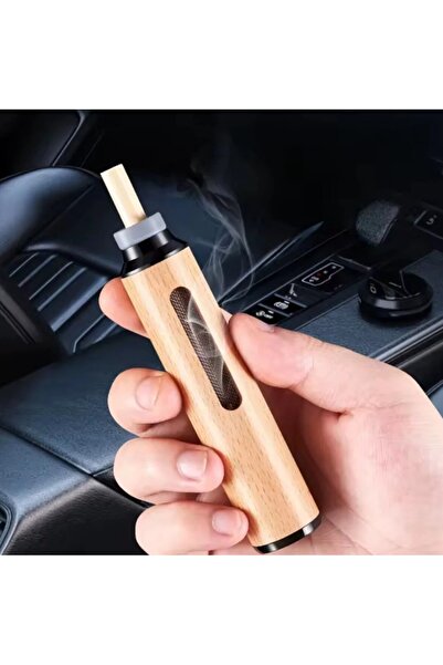 Tahtakale Toptancısı Lüks Kayın Ağacı Araç Sigara Tutucu. Portatif Duman Küll...