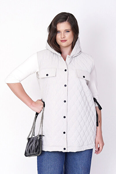 Büyük Moda VESTĂ CU CAPUCĂ COTTONĂ