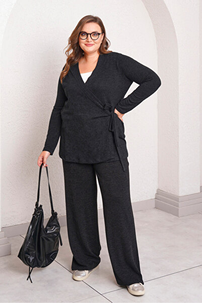 Büyük Moda ΣΕΤ ΠΛΕΚΤΟ ΜΕ ΖΩΝΗ