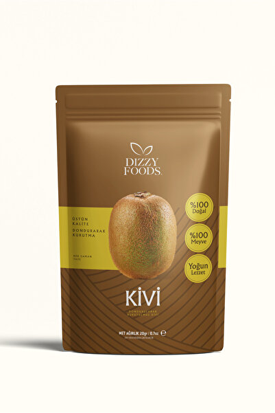 Dizzy Foods Dizzy Foods Dondurularak Kurutulmuş Meyve Kivi 20 gr