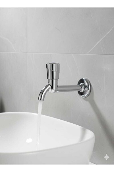 Genel Markalar Musluk Tuvalet Bahçe Çeşme Balkon Lavabo Wc Musluğu ( Uzun )