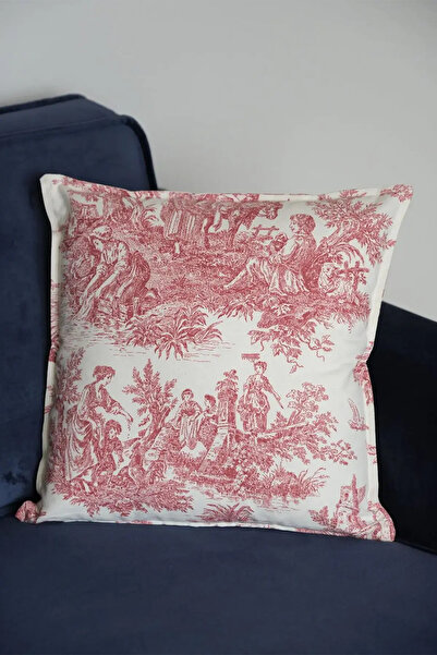 needle home textile .decoration Κάλυμμα μαξιλαριού Rusticana Bordo (45x45)