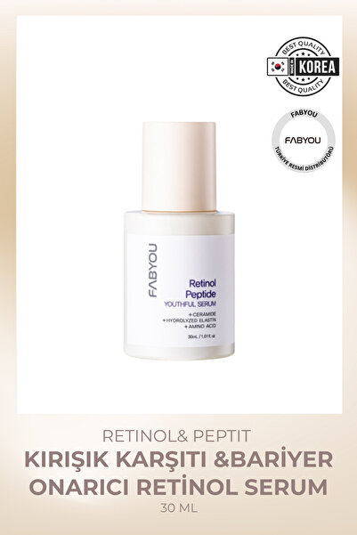 FabYou Kırışıklık Karşıtı& Bariyer Onarıcı Retinol Peptit Serum 30 ml