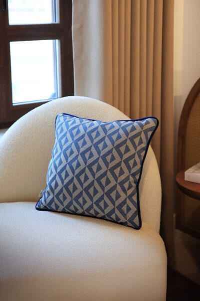 NEEDLE Κάλυμμα μαξιλαριού Cos Blue Throw (45x45)