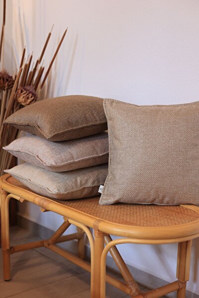 NEEDLE غطاء وسادة مسنن من الجوت (45x45)