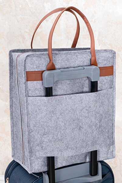 ALAS حقيبة سفر عملية للأحذية مع مقابض جلدية