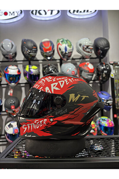 MT Helmets STİNGER 2 ARDENT MAT B5 KASK (ŞEFFAF VİZÖRLÜ)