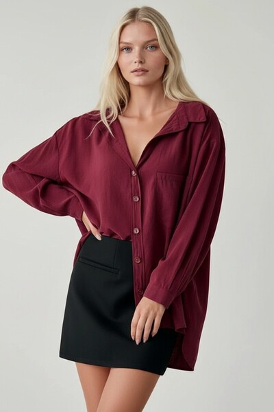 Cistern İstanbul Women's Pocket Detailed Shirt