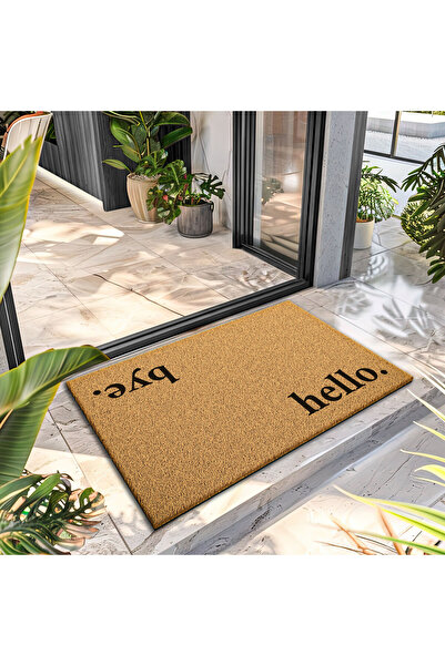 Decovetro Hello Bye Patterned Door Mat 40 X 60 cm