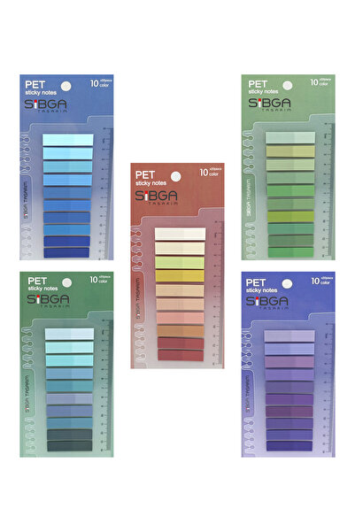sibga tasarım 5 adet Postit Post-it Post It. Kitap Ayracı Ayraç Postit Sticke...