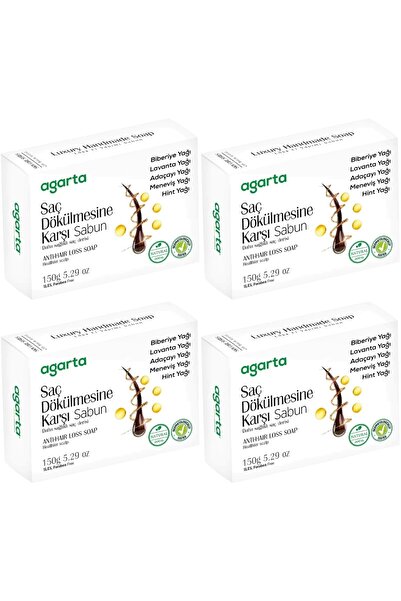 Agarta Handmade Natural Soap 150Gr Anti-Hair Loss (Set of 4)