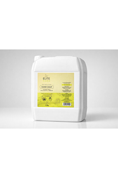 The Elite Home Bitkisel Bazlı Ve Vegan Sertifikalı Sıvı El Sabunu 5kg Citronella