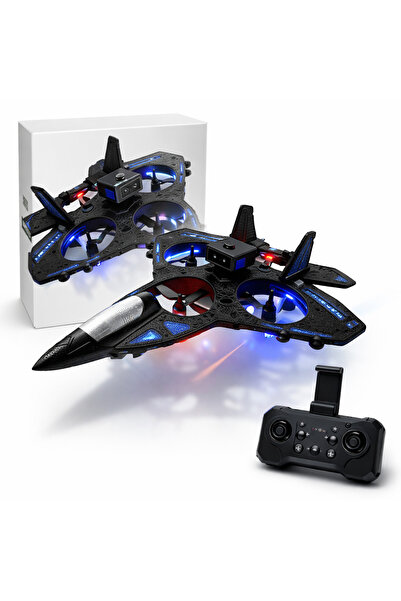 Ledarmy D20 Kameralı Wifi App Uçan Jet Drone Gyro Stabilize Engel Kaçınmalı U...
