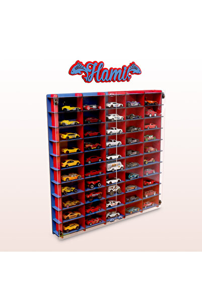 GOOD SIGN Pleksi Kapaklı 1/64 Ölçek 50Araçlık Hotwheels Matchbox metal araç U...