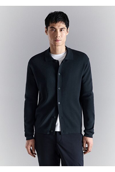 MANGO Man Konforlu ince triko hırka