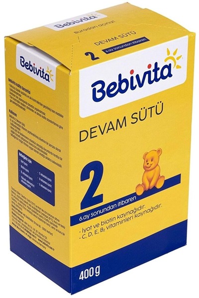 Bebivita Bebek Sütü 400GR No:2 (6-12 Ay)