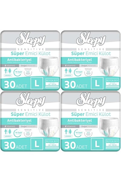 Sleepy Hasta Bezi Yetişkin Emici Külot L - Büyük - Large 120 Adet (4PK*30)