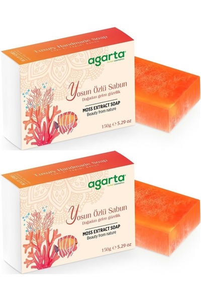Agarta Handmade Natural Soap 150Gr Seaweed Extract (Set of 2)
